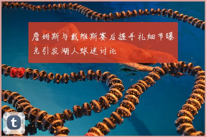 詹姆斯与戴维斯赛后握手礼细节曝光引发湖人球迷讨论